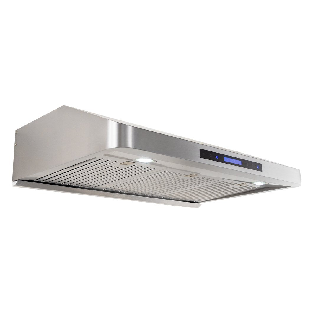 The ProlineRangeHoods.com PLSW 185 Under-Cabinet Range Hood offers a sleek stainless design, 600 CFM, and quiet operation.