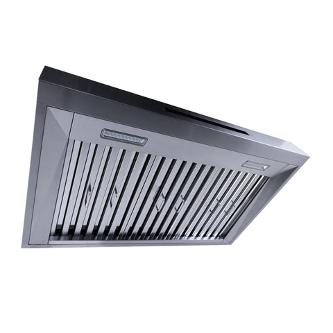 PLSW 755FSCU Wall Mount Range Hood - 550 CFM | Stainless Steel | Modern Design | Elite Dream Home