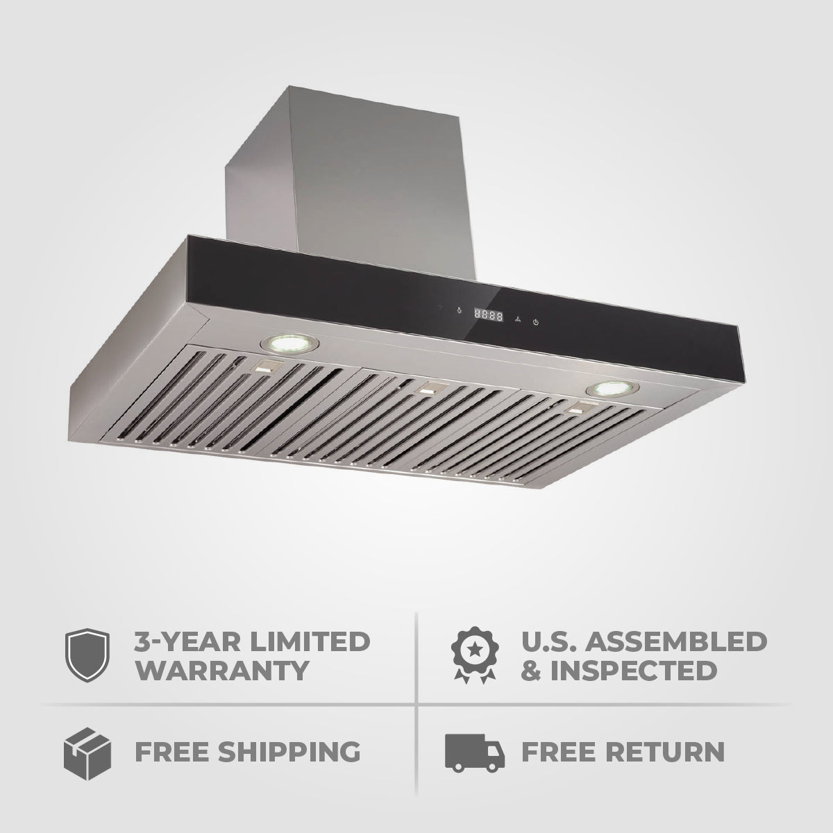 PLSW 750G Wall Mount Range Hood - 550 CFM | Stainless Steel | New 2025 Design | Elite Dream Home - Proline Range HoodsHome & Garden > Kitchen & Dining > Kitchen Appliances > Range HoodsPLSW 750G.30