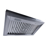 Proline Range Hoods Home & Garden > Kitchen & Dining > Kitchen Appliances > Range Hoods 36 inches wide PLSW 755FSCU Wall Mount Range Hood - 550 CFM | Stainless Steel | Modern Design | Elite Dream Home