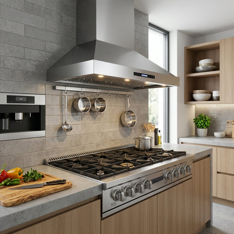 Proline PLST 48 in. Gas Cooktop — Stainless Steel