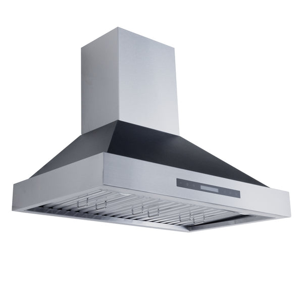 Proline King Air with Stainless Steel, White and Matte Black Finish - Dream Home Series - 550/1200 CFM, Wall-Mounted Range Hood secondary image