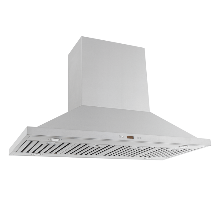 Proline PLFI 520 - Ducted Island Range Hood, 600/1100 CFM | Stainless Steel Finish