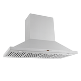 Proline PLFI 520 Island Range Hood: stainless steel, 600/1100 CFM, modern and efficient. ProlineRangeHoods.com.