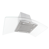 Proline PLFI 544 ducted island range hood, stainless finish, 600 CFM, built-in lights. ProlineRangeHoods.com.