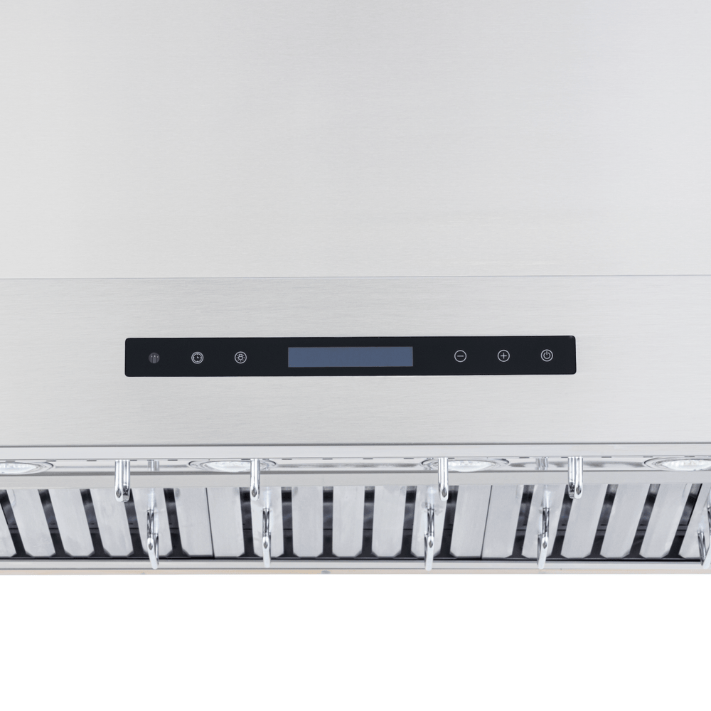 ProlineRangeHoods.com: The Proline PLFI 755 Island Range Hood has a 1100 CFM dual motor, steel build, LCD controls, and filters.