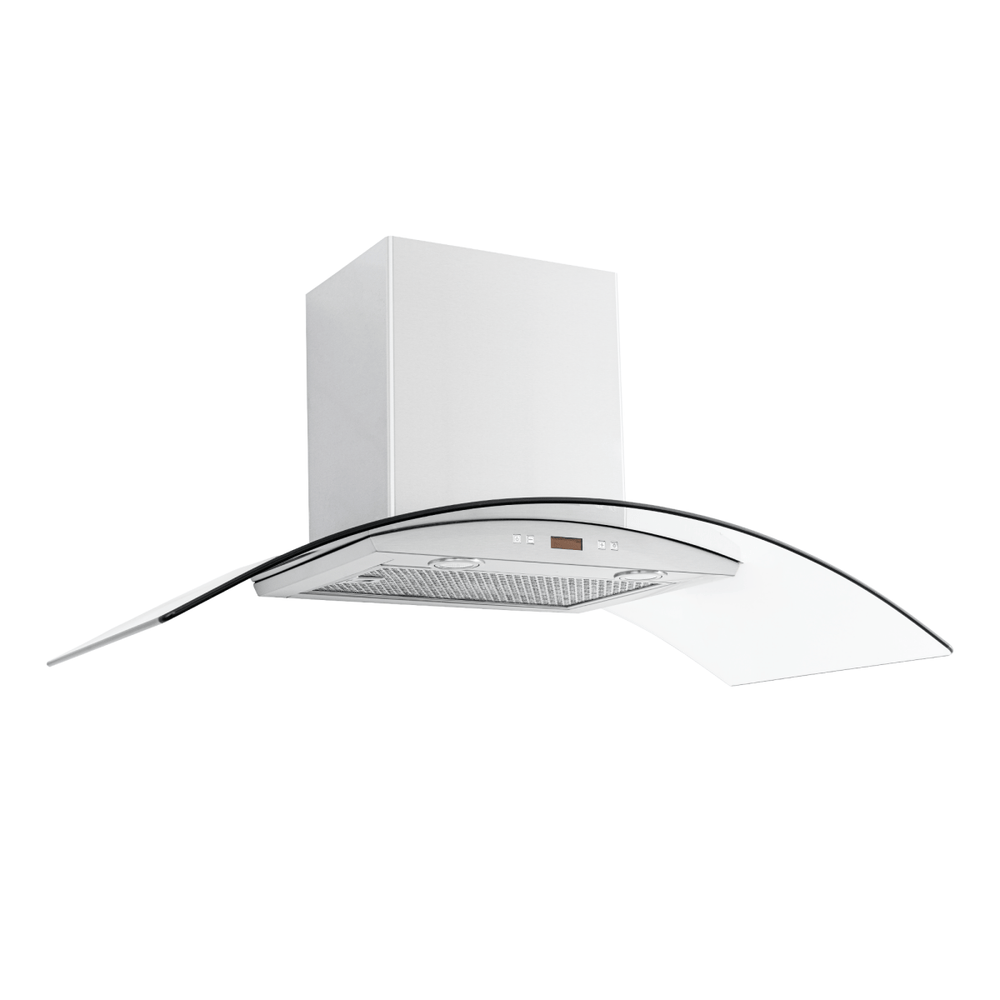 The Proline PLFW 544 Wall Hood features quiet 600 CFM, ductless option—modern style at ProlineRangeHoods.com.
