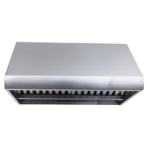 Proline PLJW 109 - Wall-Mounted Range Hood, 1000/2000 CFM | Convertible to Ductless, Stainless Steel Finish, Outdoor Rated