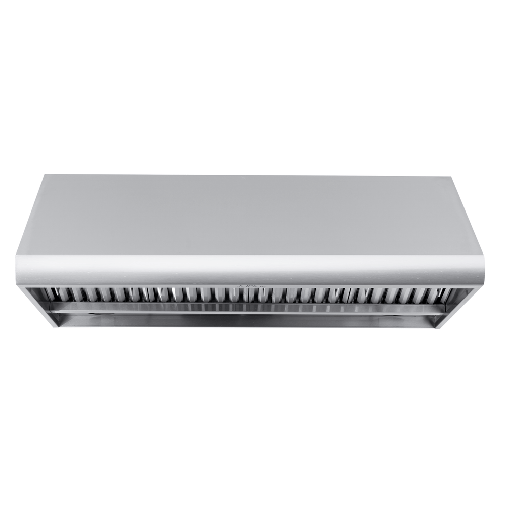 Proline PLJW 109 wall-mounted range hood, stainless steel, 1000/2000 CFM, ductless option—ProlineRangeHoods.com.