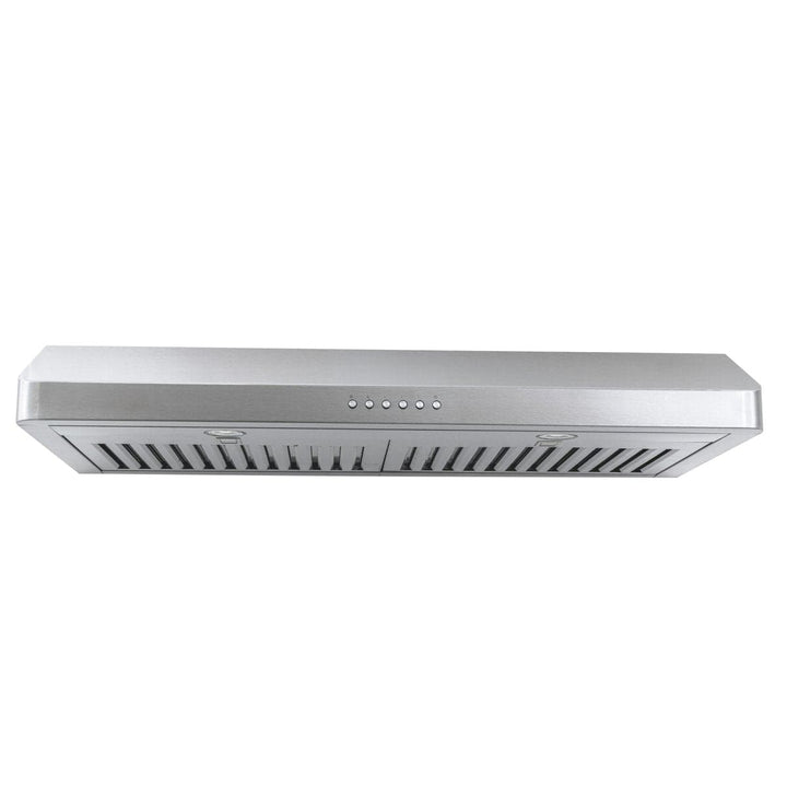 Proline PLJW 185 - Slim Under-Cabinet Range Hood, 600 CFM | Convertible to Ductless, Stainless Steel