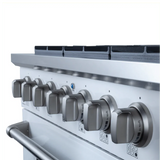 Proline Range Hoods Home & Garden > Kitchen & Dining > Kitchen Appliances > Ranges Proline PLSR 30, 36, and 48" Gas Range - 15,000 BTUs Available in Stainless Steel, Matte Black, Gloss White options