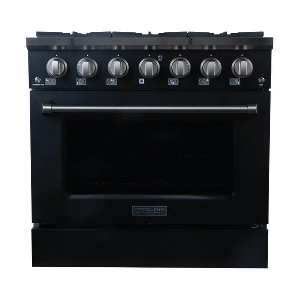 Proline Range Hoods Home & Garden > Kitchen & Dining > Kitchen Appliances > Ranges 36 inches wide / Matte Black Proline PLSR 30, 36, and 48