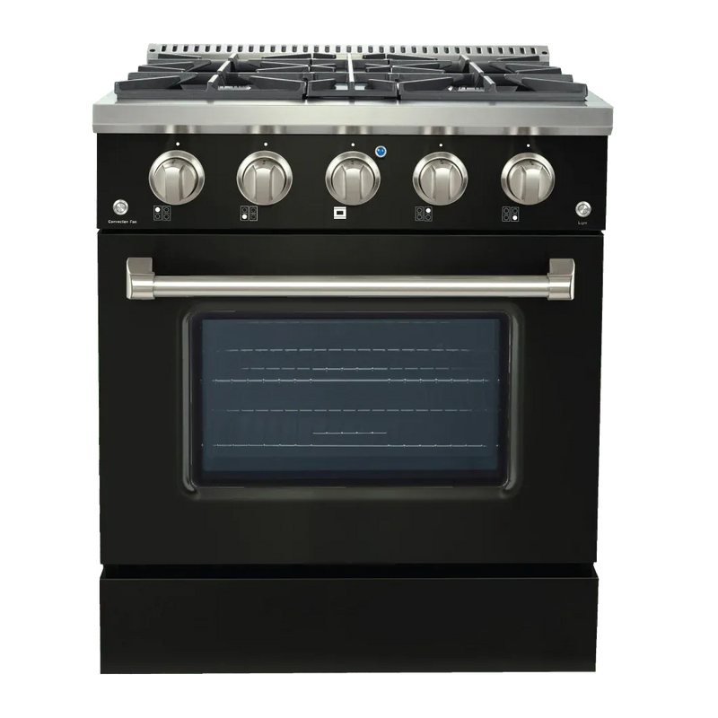 Proline Range Hoods Home & Garden > Kitchen & Dining > Kitchen Appliances > Ranges 30 inches wide / Matte Black Proline PLSR Dual Fuel Kitchen Range 15,000 BTUs Available in Stainless Steel, Matte Black, Gloss White options