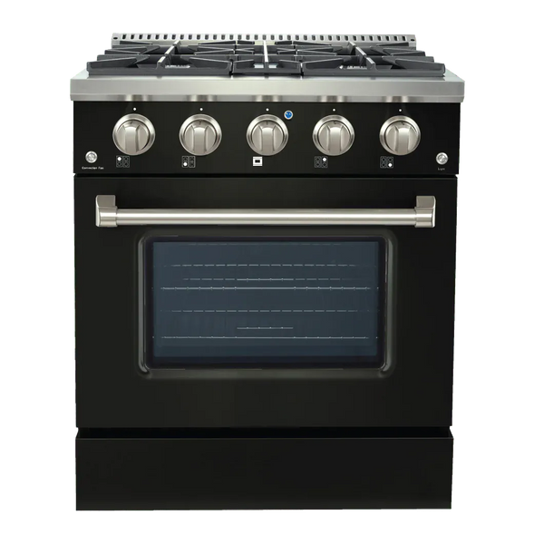 Proline Range Hoods Home & Garden > Kitchen & Dining > Kitchen Appliances > Ranges 30 inches wide / Matte Black Proline PLSR Dual Fuel Kitchen Range 15,000 BTUs Available in Stainless Steel, Matte Black, Gloss White options