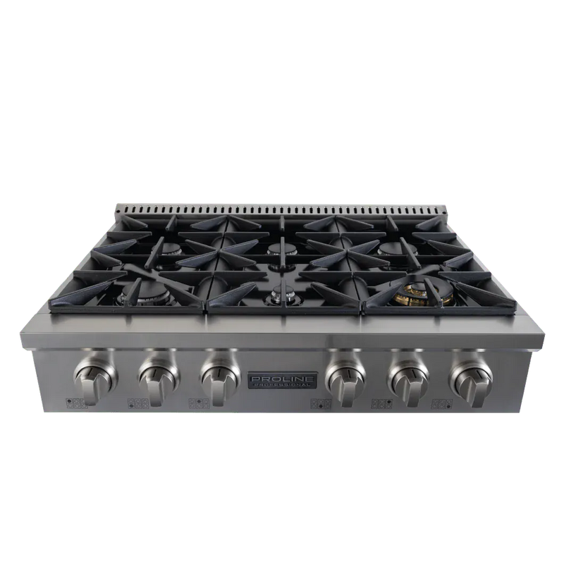 Proline PLST 36" Gas Rangetop - Stainless Steel - View 1