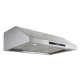 The Proline Range Hoods 30-36 inch Under-Cabinet Range Hood from ProlineRangeHoods.com offers powerful ventilation at 600 CFM and whisper-quiet operation.