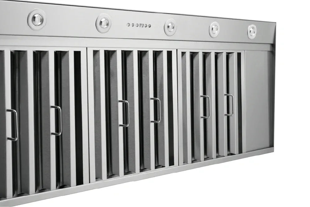 Proline Vortex Insert Range Hood, Customizable 600–1200 CFM Blower Opt