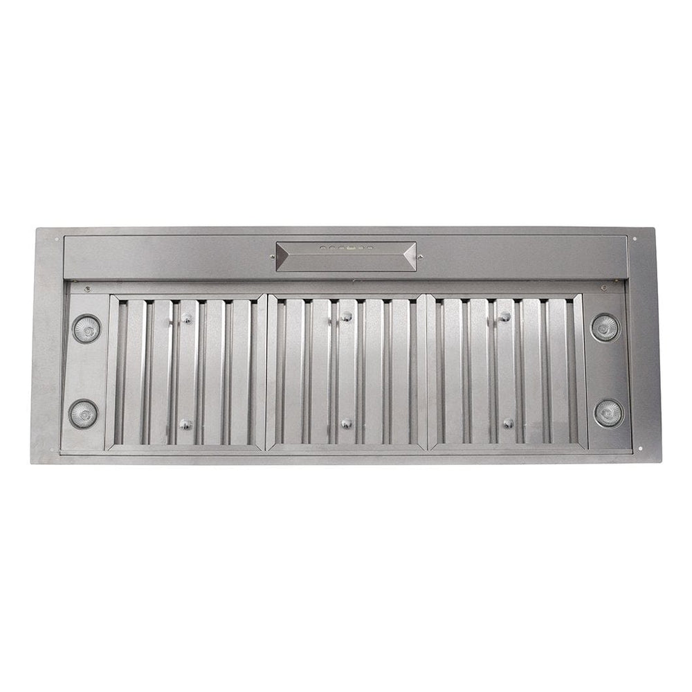Proline Range Hoods Home & Garden > Kitchen & Dining > Kitchen Appliances > Range Hoods Range Hood Insert/Liner, 15, 18 or 21 inch Deep Options, Ducted, 600/1200 CFM, Stainless Steel | Proline PLJL Hurricane