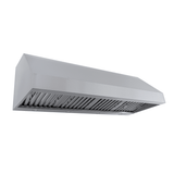 Proline Range Hoods Home & Garden > Kitchen & Dining > Kitchen Appliances > Range Hoods 60 inches wide / 430 Stainless Steel (Indoors) / Dual - 2000CFM Under-Cabinet Range Hood, Convertible to Ductless, Stainless Steel Finish, Outdoor Rated | Proline PLJW 105